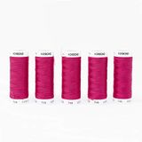 Korbond Polyester draad, Fuschia Roze, 500m