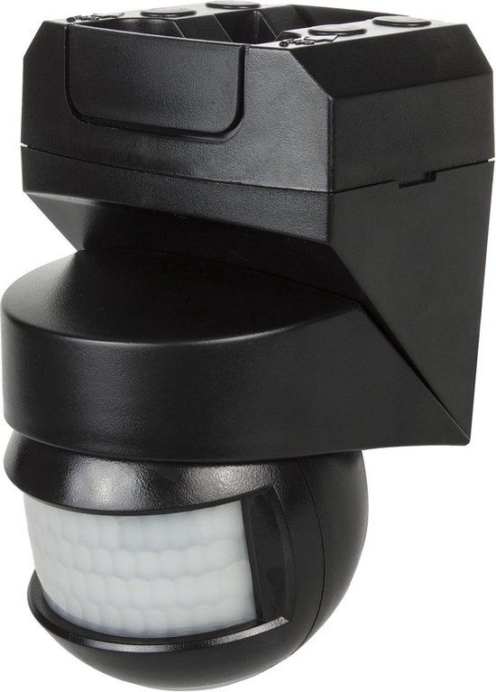 Maclean MCE295 - Bewegingsmelder - Wandschemering Infrarood Bewegingssensor 180 ° + 360 ° 2000W - Zwart