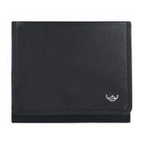 Golden Head Leren portemonnee weense doos Polo RFID Protect Wiener Schachtel 1183 Schwarz zwart