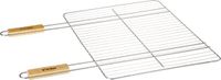 Neka BBQ/barbecue grill klem - met dubbele handgreep - 38 x 50 cm - Hamburgergrill roosters voor op de barbecue