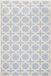 Safavieh Trellis Indoor handgetuft vloerkleed, Cambridge collectie, CAM125, in Lichtblauw & Ivoor, 152 X 244 cm