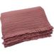 Dessus de lit gaze de coton rose 180x250 cm