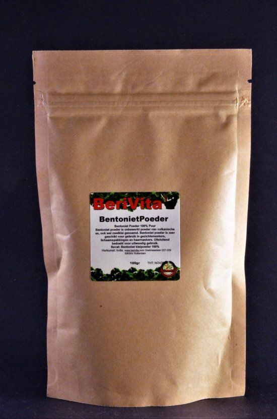 Berivita Bentoniet Poeder 100% Zuiver 100gr