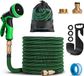 Tuyau d'arrosage flexible de 15 mètres avec raccords métalliques