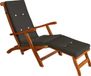 Casaria Ligstoel - FSC®-gecertificeerd Acacia - 167x56 x92 cm Bruin