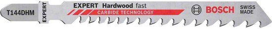 Bosch Accessoires Bosch EXPERT Hardhout Fast T144DHM decoupeerzaagblad, 10 stuks