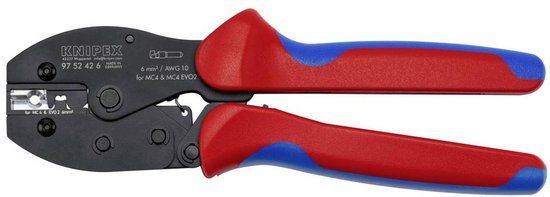 Knipex 97 52 42 6 Krimptang Solar-connectoren, Photovoltaik-connector