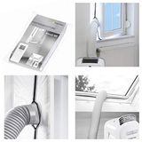 TROTEC AirLock 100 Raamafdichting voor airconditioners en afvoerluchtdrogers Hot Air Stop - Transparant - 4m