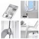 TROTEC AirLock 100 Raamafdichting voor airconditioners en afvoerluchtdrogers Hot Air Stop - Transparant - 4m