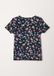 s.Oliver T-shirt met ajour en golvende zoom navy