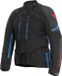 Dainese Super Adventure Absoluteshell S26 waterdichte motorfiets textieljas - Zwart/blauw, Maat 60
