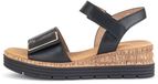Gabor Damen Sandalette Genua Plateau Zwart Leer Maat 36