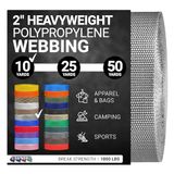 Strapworks Zwaar polypropyleen band, extra stevige polypropyleen band voor het repareren van doe-het-zelf-uitrusting voor buiten