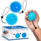 Grip Trainer Ball 2 stuks (Zachte Tbal + Egelbel), vingertrainer, anti stress ball, massage ball, voor het trainen van kracht in handen en vingers