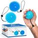 Grip Trainer Ball 2 stuks (Zachte Tbal + Egelbel), vingertrainer, anti stress ball, massage ball, voor het trainen van kracht in handen en vingers