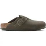 BIRKENSTOCK Muiltjes 'Boston' donkergroen