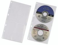 Durable 520319 CD/DVD-ordnerhoes 2 CD's/DVD's/Blu-rays Transparant 5 stuk(s)