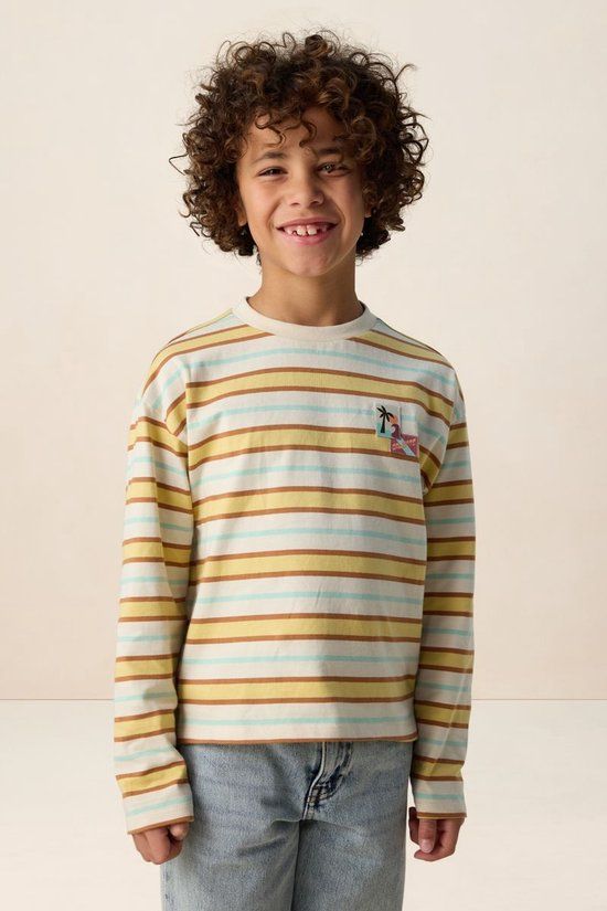 Sissy-Boy Geel gestreepte longsleeve