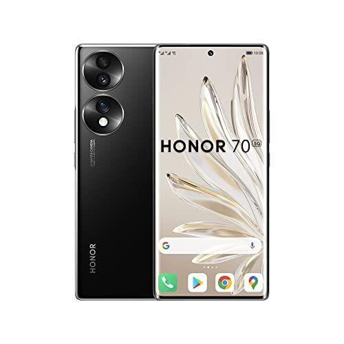 Honor 70 Smartphone 5G, OLED 6,67 inch, 8GB RAM, 256GB, 54MP Camera, 4800mAh, Android 12, Zwart