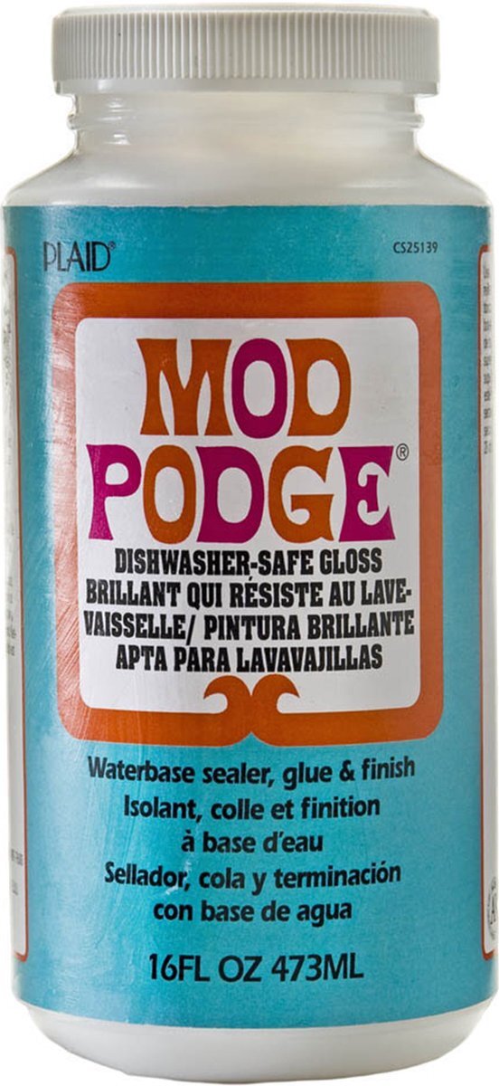 Mod Podge Decoupage Lijm/sealer/finish - Afwasmachinebestendig - 473ml