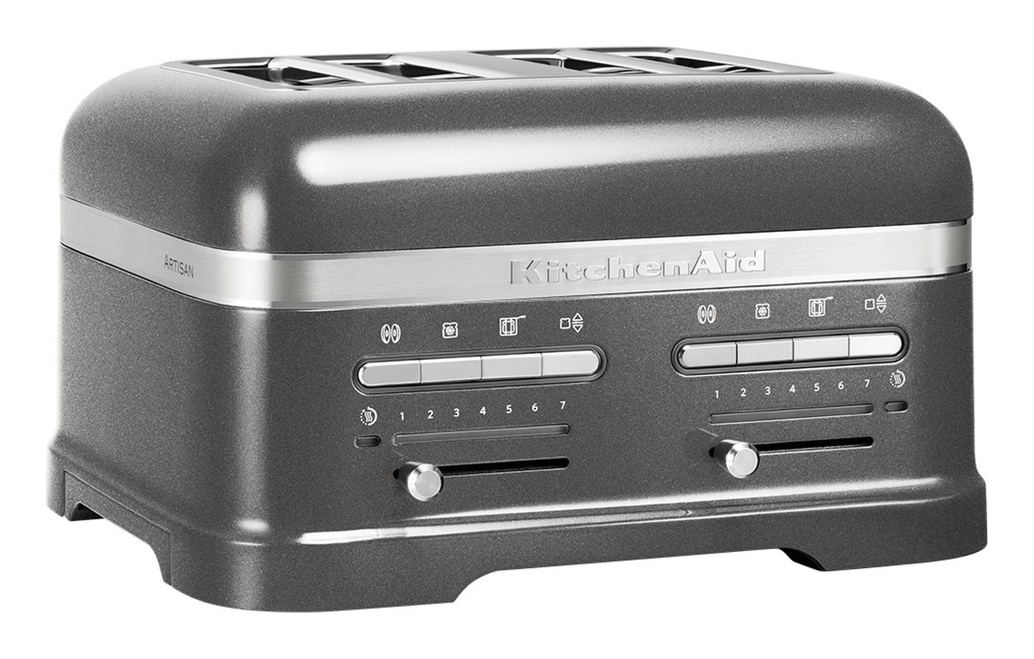 KitchenAid Artisan 4-Sleufs Broodrooster - Zilver - 2500W