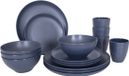 Bo-Camp - Industrial - Servies - Orville - 16 Stuks - Blauw
