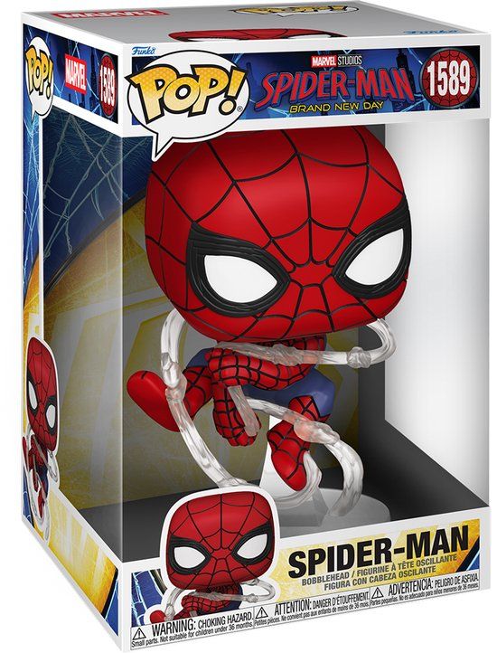 Spider-Man Funko POP! Jumbo: Marvel - Spider-Man Day - Vinyl figuur