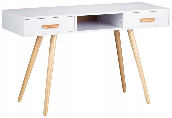 Viking Choice Bureau - sidetable - met 2 lades - 120x45x75 cm - wit