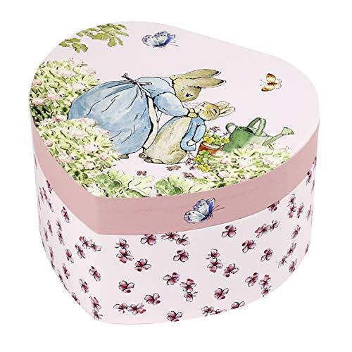 Trousselier - Peter Konijn - Peter Rabbit - Muziekdoos - Muziekdoos - Ideaal geschenk voor jonge meisjes - Muziek Romeo & Julia - Kleur roze
