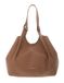 GIANNI CHIARINI Leren shopper schoudertas Dua Shopping Bag Clay Lichtbruin