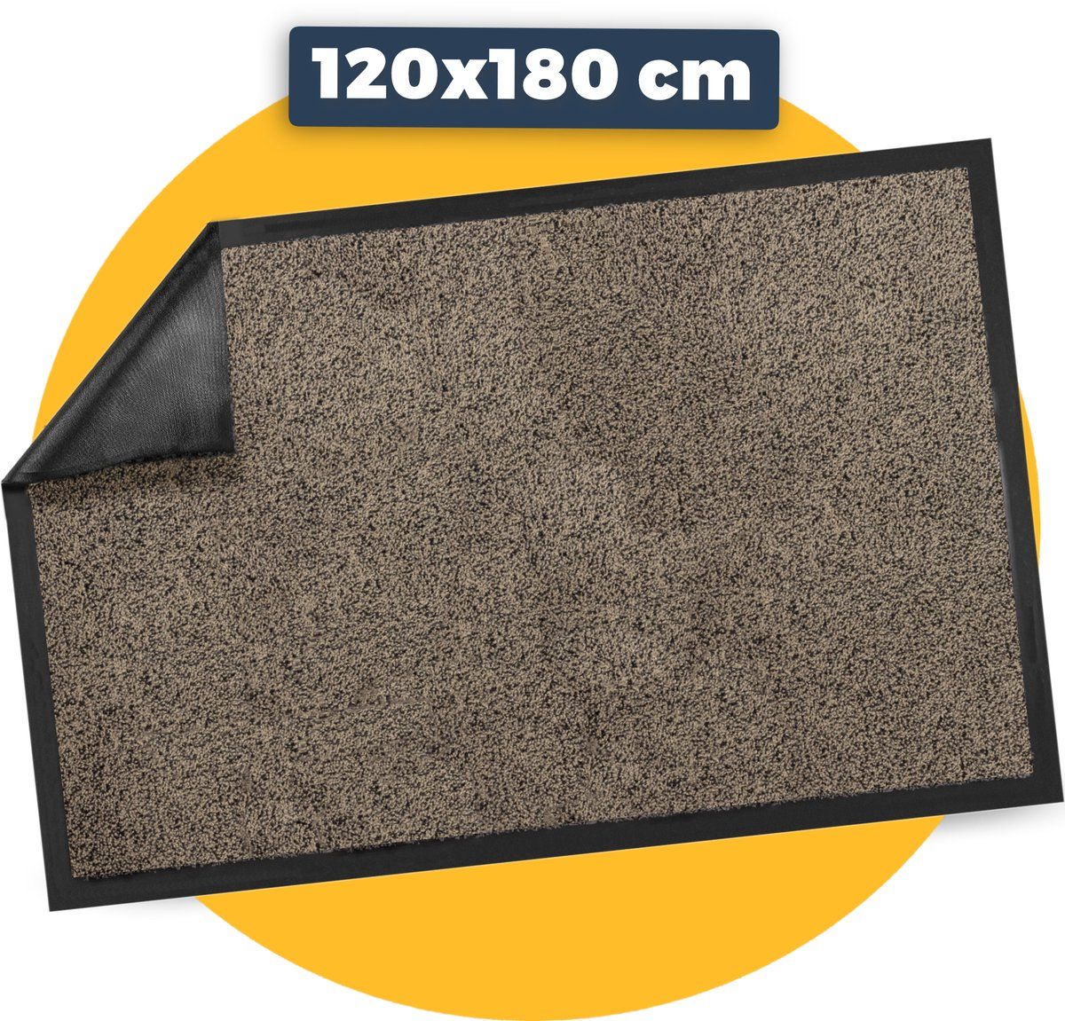 Pasper Droogloopmat - Beige - 120 x 180 cm