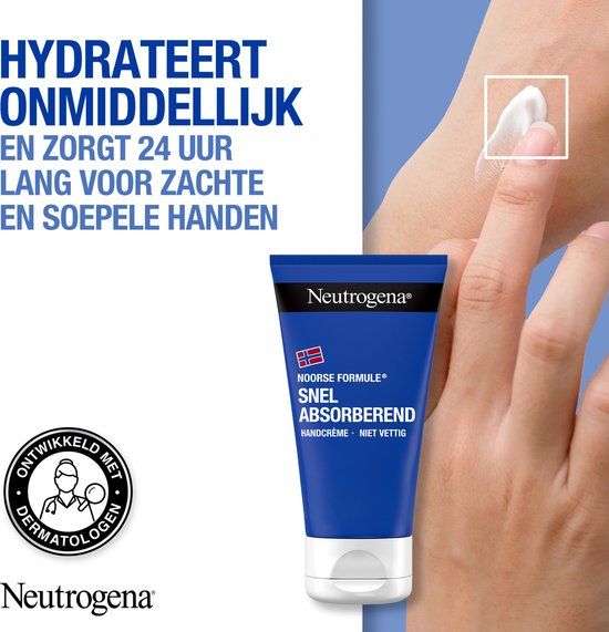 Neutrogena Noorse Formule Snel Absorberend Handcrème - 75ml
