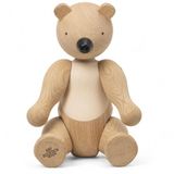 Kay Bojesen - Beer groot H: 40 cm, eiken/esdoorn