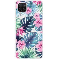 1001 coques Samsung Galaxy M22, Samsung Galaxy M32 Tropical aquarelle bedrukt siliconen hoesje