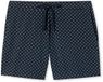 SCHIESSER Mix+Relax loungebroek kort dames gestipt donkerblauw