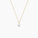 Collier Derby Or Jaune Oxyde De Zirconium