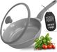 Moritz & Moritz Braadpan 26 cm met grijs deksel