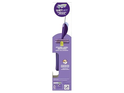 Swiffer WetJet Startset Alles-In-één Dweilsysteem Voor Iedere Vloer - Inclusief 2 Wegwerpdoekjes + 1 Wasbaar Doekje + 500 ML Schoonmaakmiddel