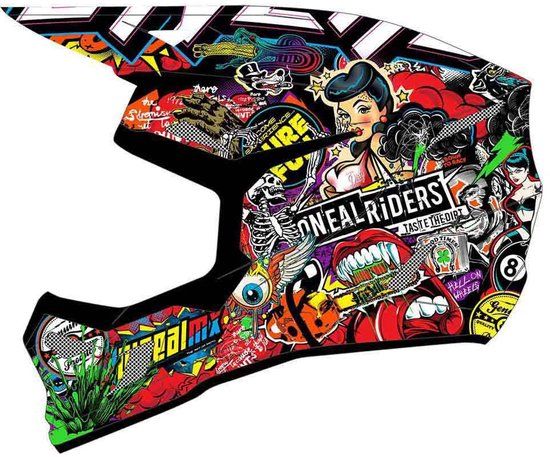 Oneal 3srs Crank Offroadhelm Veelkleurig S