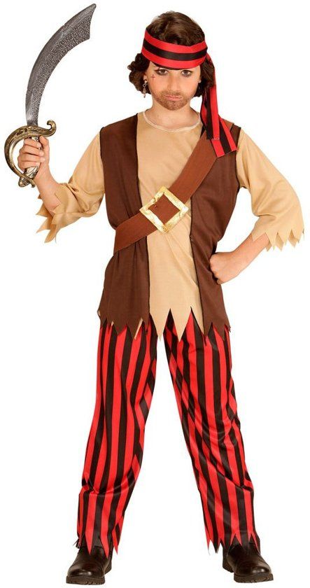 Widmann Piraat & Viking Kostuum Bukanero Piraat Kostuum Medium Carnaval kostuum Verkleedkleding
