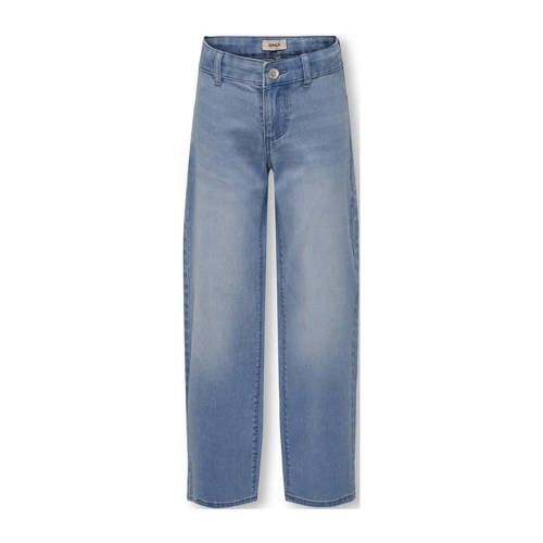 KIDS ONLY GIRL high waist wide leg jeans KOGSYLVIE light blue denim