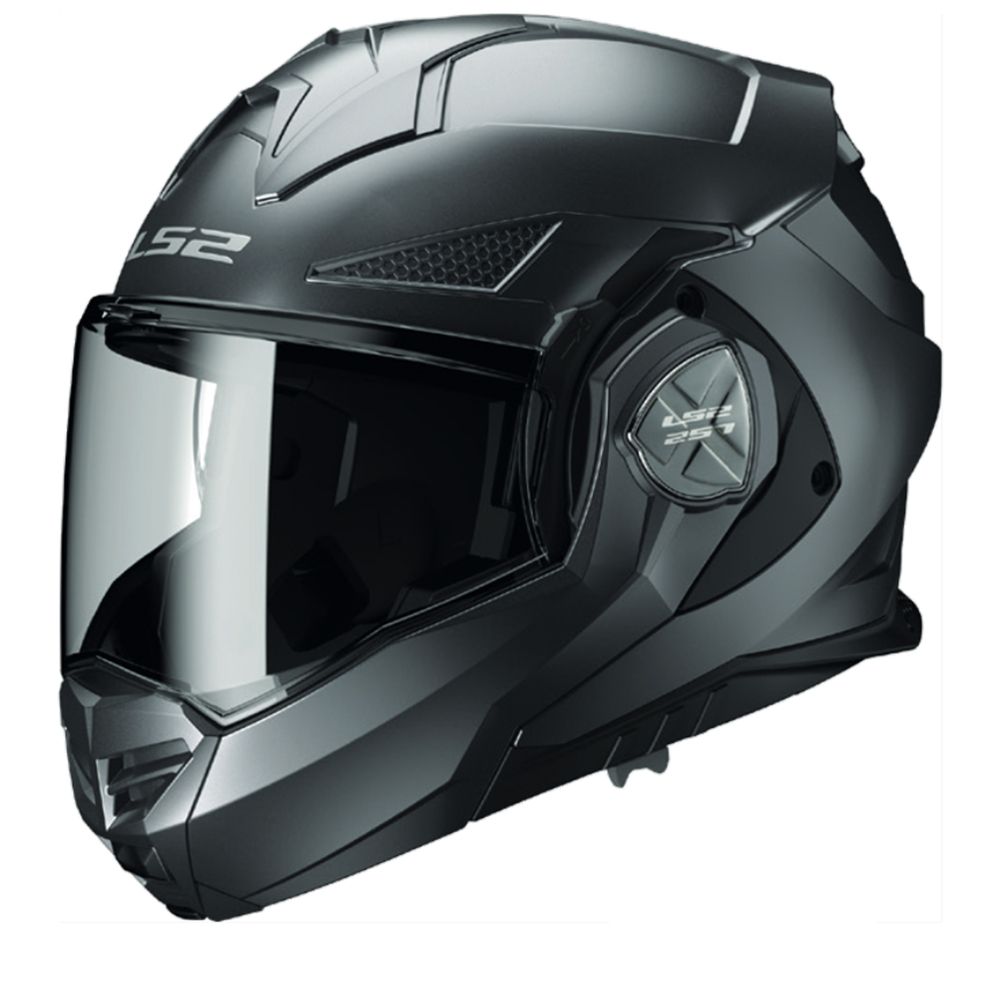LS2 FF901 Advant X Solid Gloss Zwart Systeemhelm