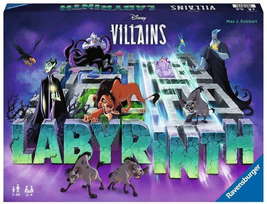 Ravensburger Disney Villains Labyrinth - Bordspel - Strategisch spel - 7+ jaar