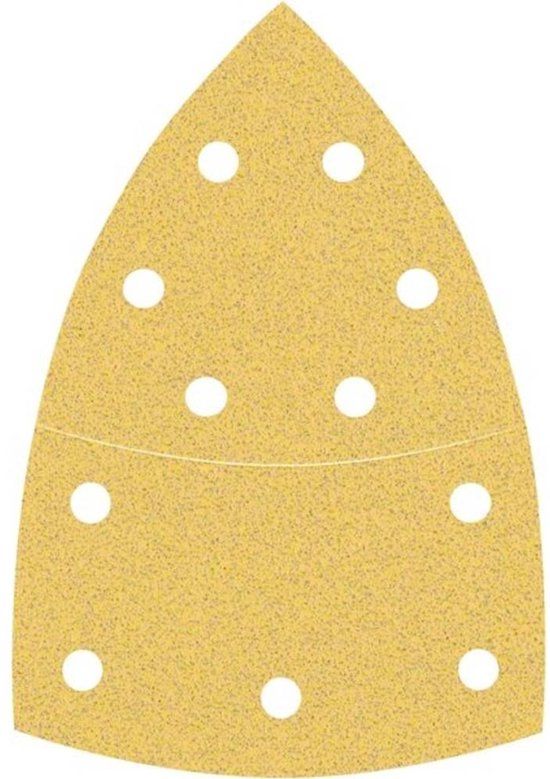 Bosch Professional 2608901648 Schuurpapier voor multischuurmachine, Korrel 80, 93 mm x 102 mm, 50 stuks