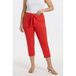 YOEK short bermuda taille regular rouge