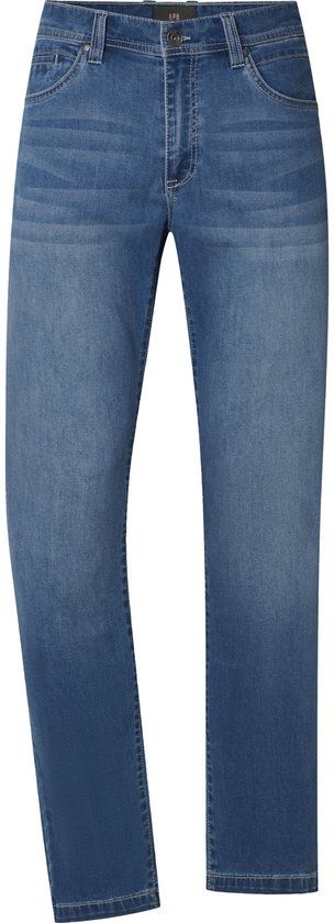 Jan Vanderstorm heren Jeans Met Lage Taille - 60 - blauw - Plus Size