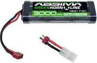 Absima NiMH Greenhorn Accupack - 7.2V - 3000 mAh - 6 Cellen - Hardcase T-bus