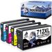 HP Jeu de cartouches couleur 712 pour DesignJet (pack de 4)