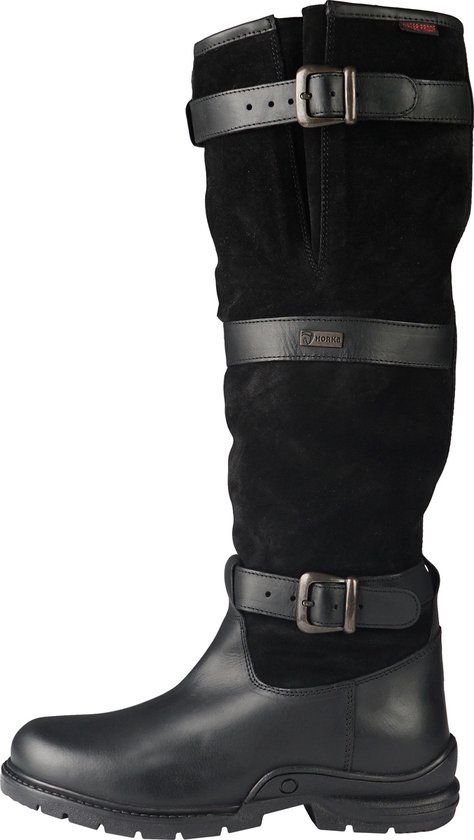 Horka Highlander Outdoorlaarzen - Leer/Suède - Bruin/Blauw - Maat 37