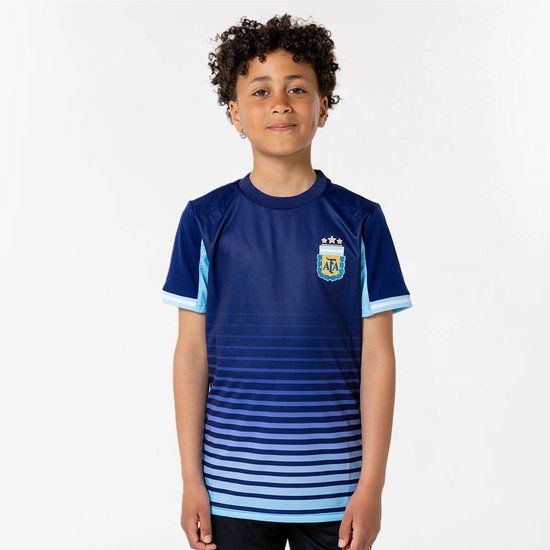 AFA Argentinië Uit Shirt Kind - Maat 140 - Blauw